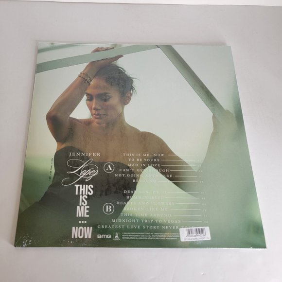 SIGNED Jennifer Lopez This Is Me Now Emerald Green Colored Vinyl JLO NEW SEALED - Picture 3 of 5